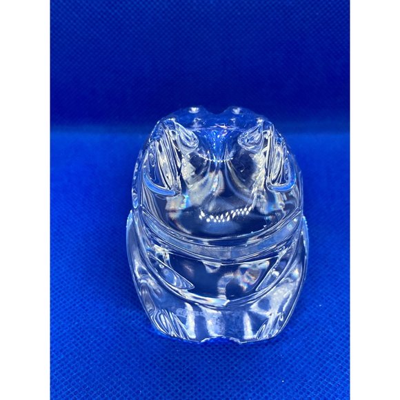 Waterford Crystal Frog Figurine with etch Mark Paperweight - Picture 3 of 8